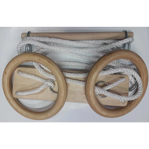 Gym set with adult ring, wooden S-SPORT