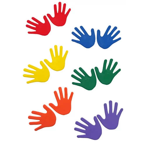 Hand-shaped rubber floor marker set - VINEX
