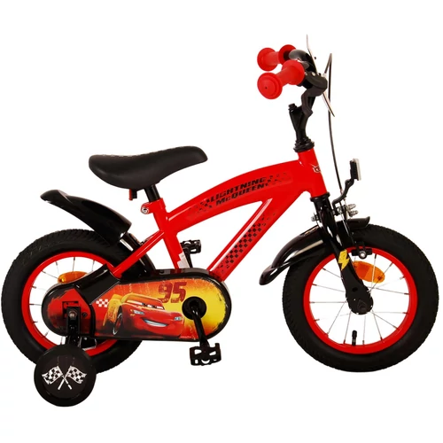 Volare Disney Cars Kids Bike, 12 inches - S-Sport