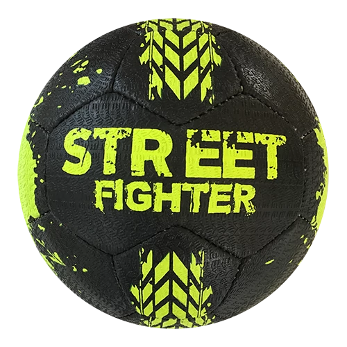 WINART STREET FIGHTER street soccer ball - BLACK/GREEN