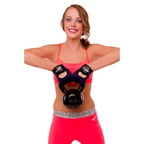 S-SPORT Black Cast Iron Kettlebell - 12 kg