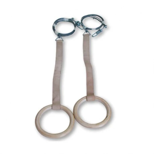 S-SPORT Ring swing (gymnast's ring) with leather strap