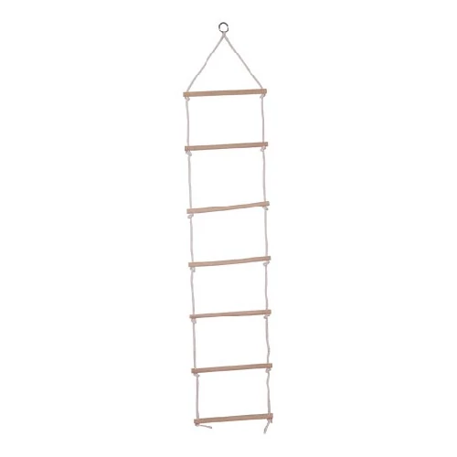 Rope ladder, wood, with 7 rungs S-SPORT
