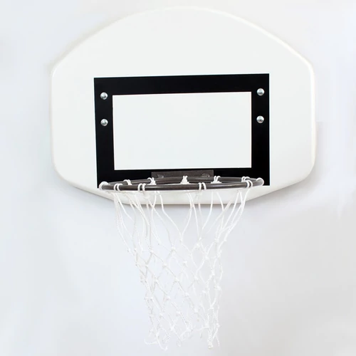 S-SPORT Junior basketball board, 60 x 45 cm with ring and net, for wall bars