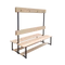 Locker Room Bench, double-side 1.5 m S-SPORT