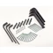 Curb wall fixing kit (assembly)