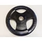 S-SPORT 10 kg Black Rubber-coated Weight Plate, 31 mm