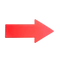 Rubber floor marker, red hand - TREMBLAY