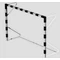 Soccer goal, metal, 5×2 m RAM